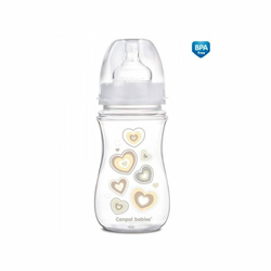 Canpol babies otroška steklenička NewBorn Baby, 240 ml, bež