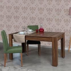 Aberto Design Trpezarijski sto Oblo 130x78x80cm Orah
