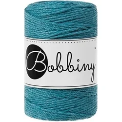 Bobbiny 3PLY Macrame Rope 1,5 mm Teal Vrvica