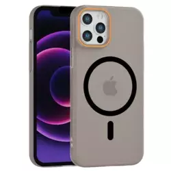 Matte Color MagSafe maska za iPhone 12 Pro Max – siva