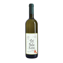 ERDEVIK Tri Bele Koze belo vino 0,75 l