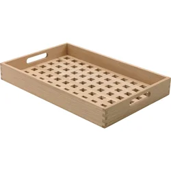 Servirni pladenj FIONIA 48 x 32 cm, les, lahka rjava, Fritz Hansen