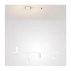 Brilagi - Luster na sajli CRANE 4xGU10/30W/230V bela