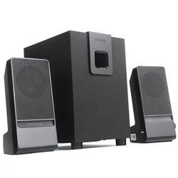 MICROLAB Aktivni drveni zvučnici M-100 2.1 10W RMS (5W, 2x2.5W)