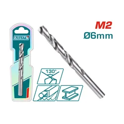 TOTAL HSS M2 brušena burgija, 6mm