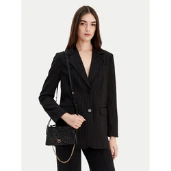 PINKO Ročna torba Double Mini Pelle Ai 25-26 PLTT 105359 A2WF Črna