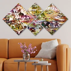Wallity slika 4MDF2812607, 60x115 cm, 4 dijela