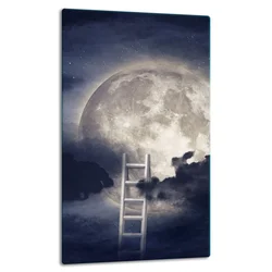shumee Steklena plošča, plošča mize, 30x52, luna