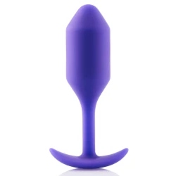 Analni čep B-vibe - Snug Plug 2, vijoličen