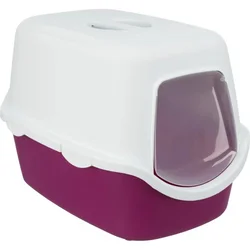 Trixie Vico toalet za mačke sa vratima 56x40x40cm bordo-beli
