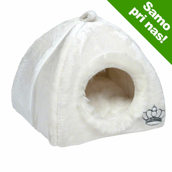 Pasje skrivališče Royal Pet White - D 45xŠ 45xV 45 cm