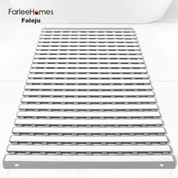 Farleenhomes Prostirka za kupatilo, 40x65cm, Bela