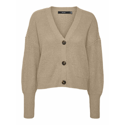 VERO MODA Pletena jopa Lea, rjava