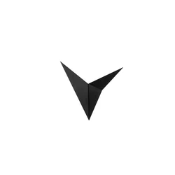 Opviq Bird 3201 Zidna lampa, Crna