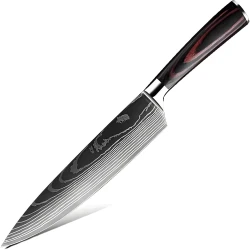Kuhinjski nož BL-38111 - Chef / Crna / Smeđa KP38111