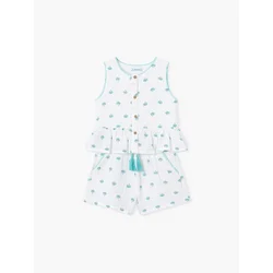 Mayoral Komplet top in hlače 3229 Bela Regular Fit