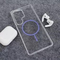 Maska Mag Case Clear Slim za Samsung S25 Ultra/ S938B ljubicasta