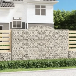 Lučne gabionske košare 7 kom 300x50x180/200cm pocinčano željezo