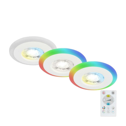 Briloner - KOMPLET 3x LED RGBW prigušiva lampa za kupatilo LED/5W/230V IP44+ DO