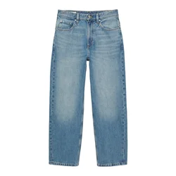 Pull&Bear Kavbojke moder denim