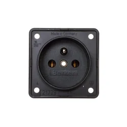 Integro Flow Enojna vtičnica z/brez 16A 250V antracit 961852505