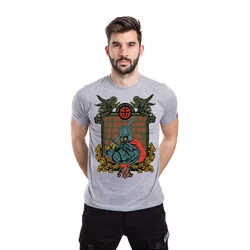 011Shop Muška majica kratkih rukava Gazimestan, Svetlosiva