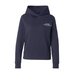 GANT Majica temno modra/bela
