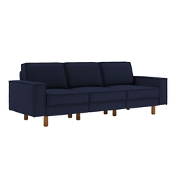 ATELIER DEL SOFA Sofa sa 3 sedišta Sparrow Extra 3 Night Blue Walnut