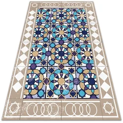 Decormat Vinilna preproga Kvadre v diamantih 100x150 cm