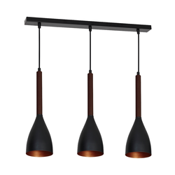 Luster na sajli MUZA 3xE27/60W/230V