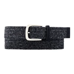 Moški pas Alberto Cotton Braided Navy 90 cm