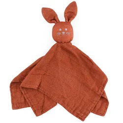 PETITE&MARS Crkljalnik bambusov muslin Hugo Cinnamon Spice 0m+