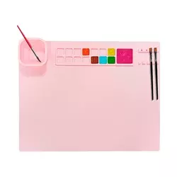 PaintMat, silikonska podloga za ustvarjanje - Roza