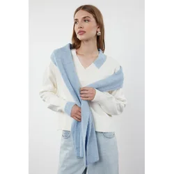 Trendyol Ecru Collar Detailed Knitwear Sweater
