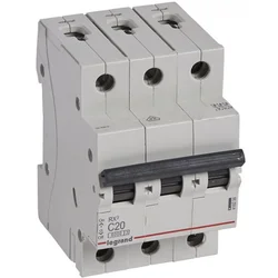 Legrand - Trofazni automatski osigurač RX3 3P C 20A 6000A