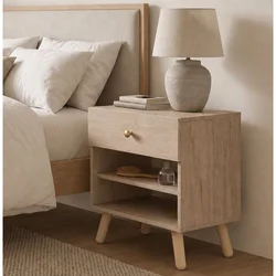 Hanah Home noćni ormarić Koko, 60 cm, travertin