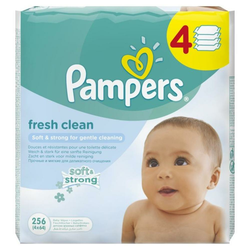 Pampers vlažne maramice Baby Fresh Clean 4x64