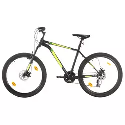 vidaXL Brdski bicikl 21 brzina kotači od 27,5  okvir od 42 cm crni
