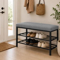 Hanah Home cipelarnik Lotus, 30 cm, sivi