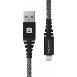 ECO CABLE Kevlar USB/Lightning 3,0M 60W antracit