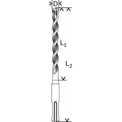 Bosch Hamer burgija SDS-plus 2608680282, 1.14x210 mm