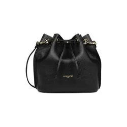 LANCASTER Paris Vrečasta torba Lancaster Bourse Alba Double M Noir/Nude črna