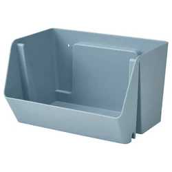 FODERTRAG Organizator za radni sto/zid, sivo-plava, 25x18x15 cm