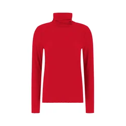 Deha CASHMERE BLEND TURTLENECK, puli ž., rdeča D52172