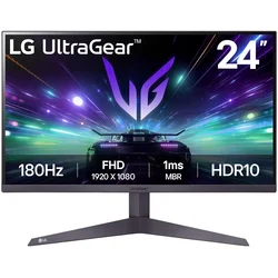 LG gaming monitor UltraGear 24GS50F-B 24/VA/1920x1080/180Hz/1ms MBR/HDMIx2,DP/Freesync/VESA/crna 24GS50F-B.AEUQ