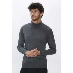 TUDORS Muška rolka Terry, Slim fit, Siva