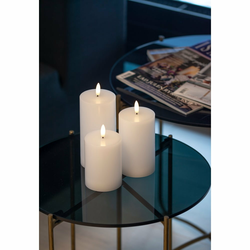 LED sveče v kompletu 3 ks za polnilnik (višina 15 cm) Sille Rechargeable – Sirius