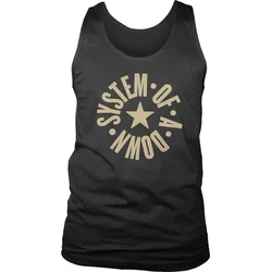 System of a Down Circle Star Logo Black XL Majica