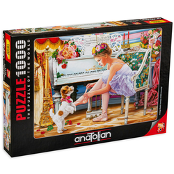 AnaTolian - Puzzle Ballerina with her puppy - 1 000 kosov