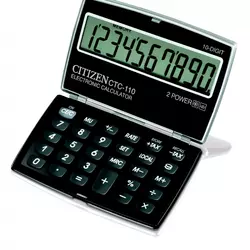 CITIZEN džepni kalkulator na preklop CTC-110, 10 cifara